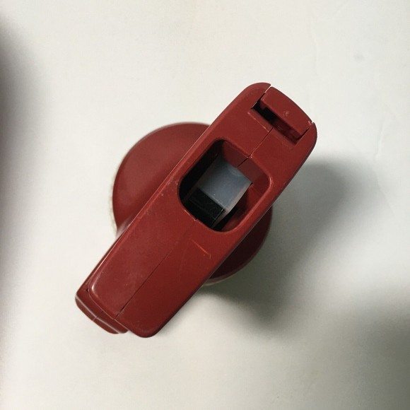 Rotex Label Maker Compact Maroon WORKS 3/8” 9.5mm Vintage USA - Picture 4 of 4